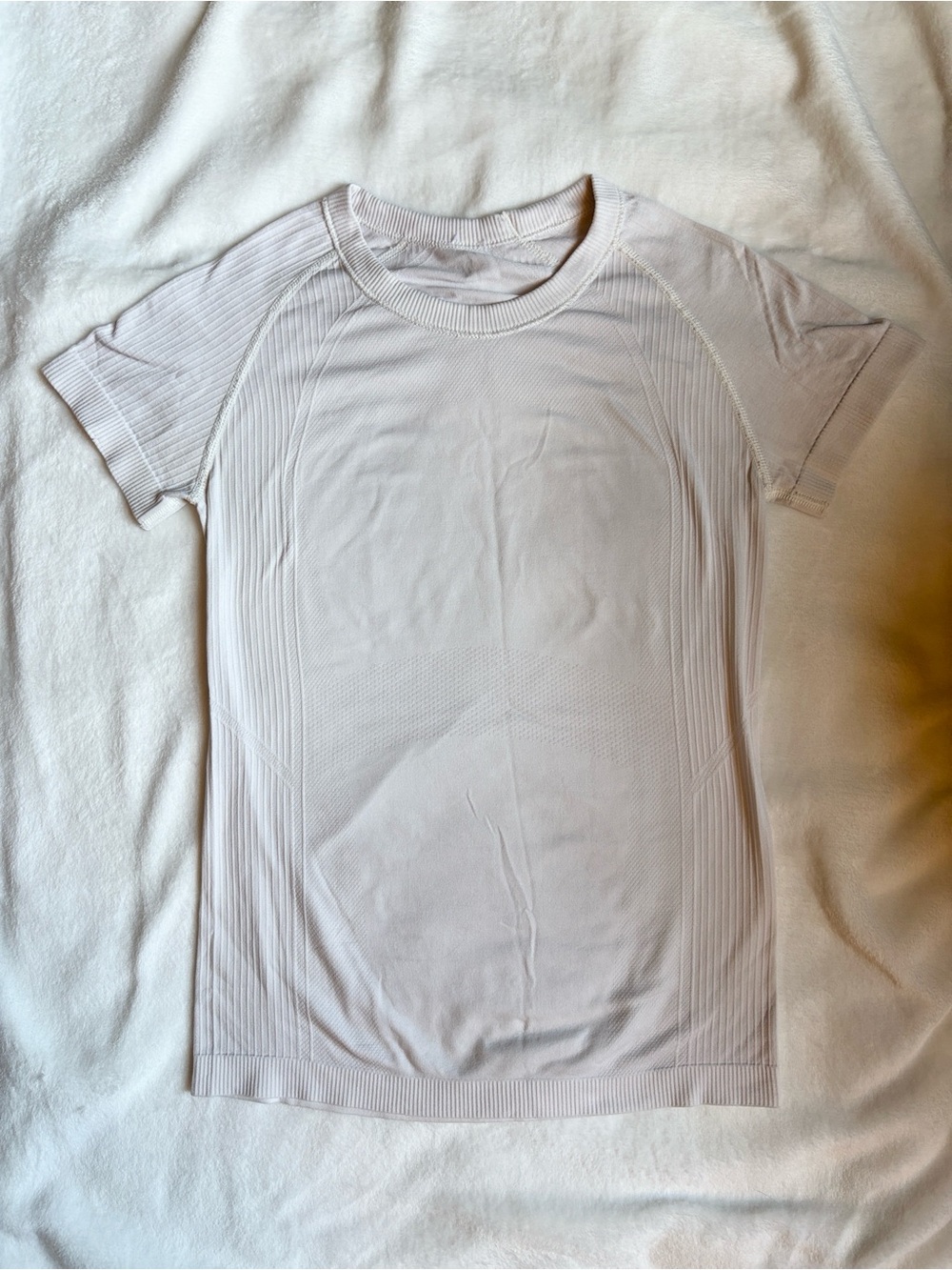 Old Navy Seamless Short Sleeve Active Tee White Size S